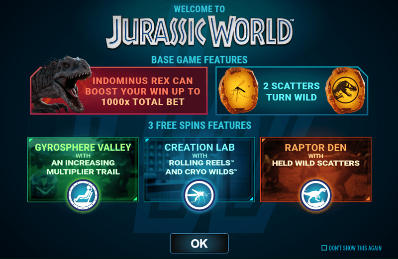 New Options in the Jurassic World Slot