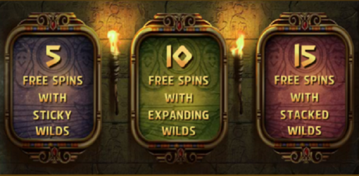 Free spin options Egypt Spin 