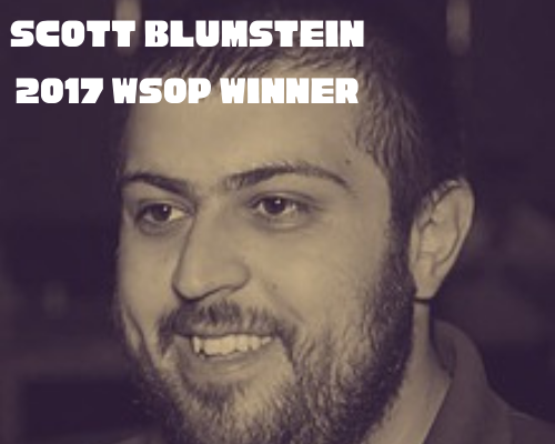 Main Event Winner 2017 - Scotty Blumstein