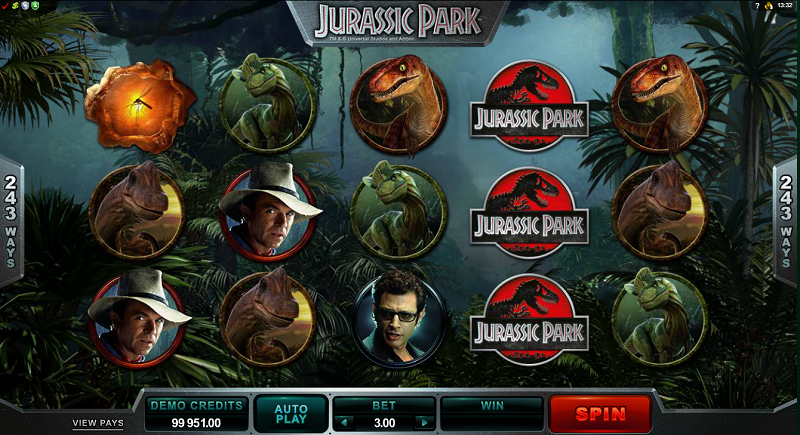 Jurassic Park Slot Reels