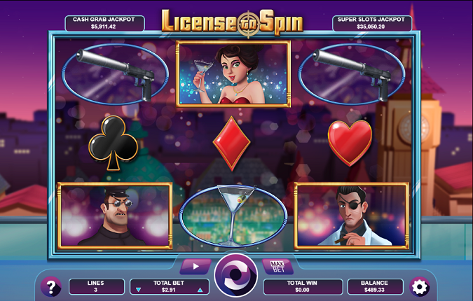 License to Spin Slot Reels