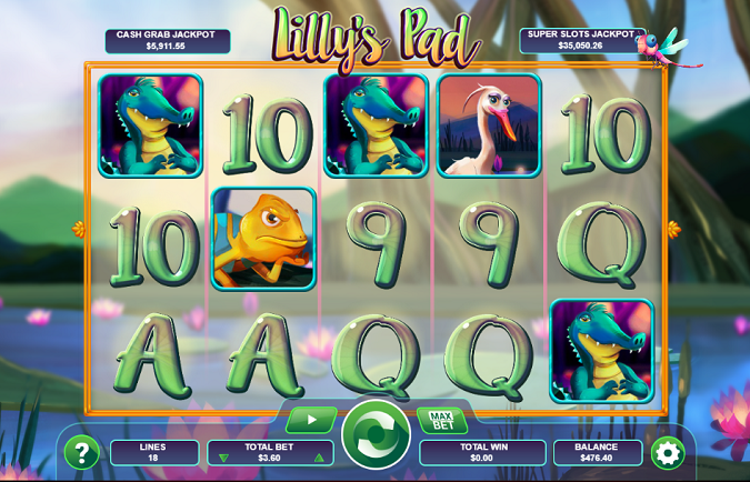 Lilly's Pad Slot Reels