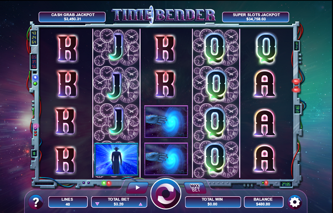 Time Bender Slot Clock Symbols