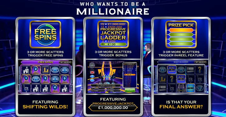 Bonus Choices Who Wants to be a Millionaire Slot