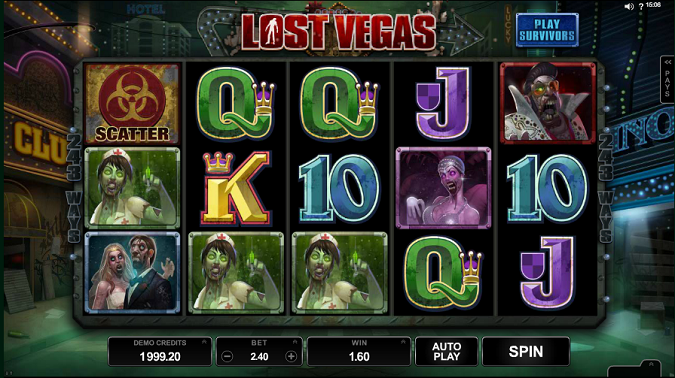 Lost Vegas Slot Reels