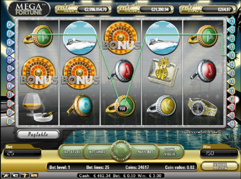 Mega Fortune Slot Review Screenshot