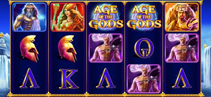 Age of the Gods Slot Reels