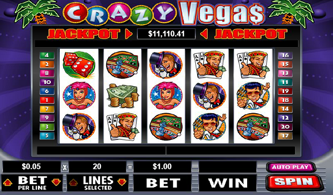 Reels View Crazy Vegas RealTime Gaming Slot
