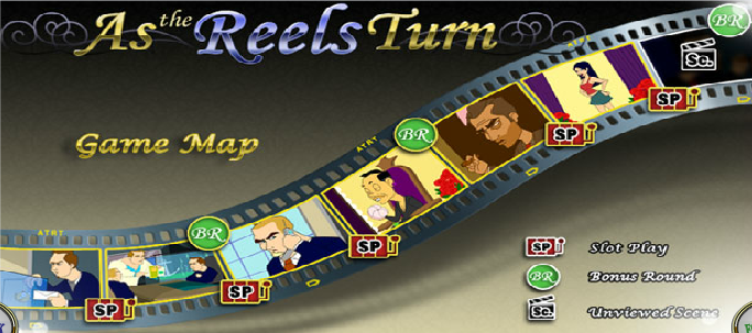 Game Map: As The Reels Turn 1