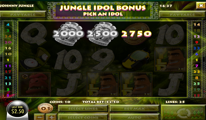 Rival Gaming Johnny Jungle Bonus 