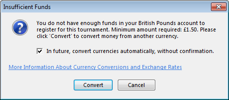 pokerstars currency pound poker table