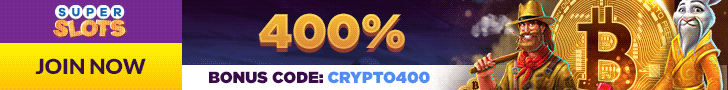 Super Slots Payment Methods Crypto Banner